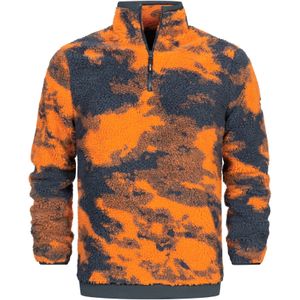 INDICODE JEANS Trui 'Sofiane'  blauw / oranje