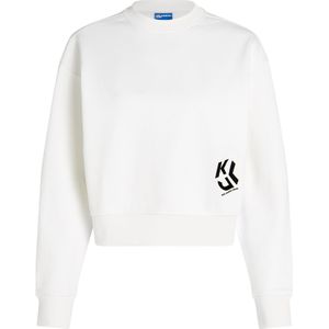 KARL LAGERFELD JEANS Sweatshirt  zwart / wit