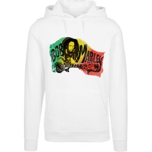 F4NT4STIC Sweatshirt 'Bob Marley'  geel / groen / rood / zwart / wit