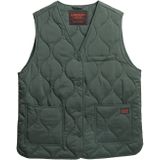 Superdry - Quilted Lite Liner - Gilet - Boxy Fit - Drukknoopsluiting
