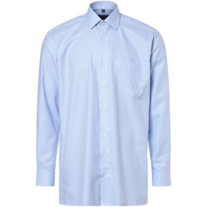 Andrew James Zakelijk overhemd  lichtblauw / wit
