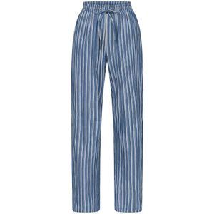 SISTERS POINT Broek 'GRITA'  saffier / wit