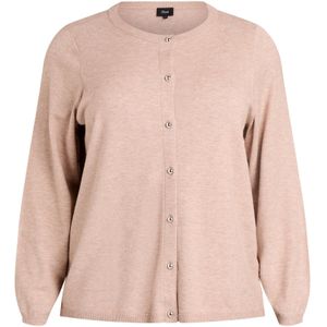 Zizzi Gebreid vest 'Caella'  poederroze