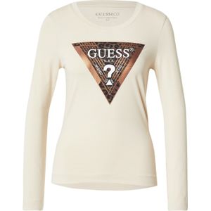 GUESS Shirt  sand / brons / wit