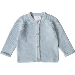 Stellou & Friends Gebreid vest  lichtblauw