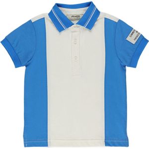Panço Shirt  blauw / wit