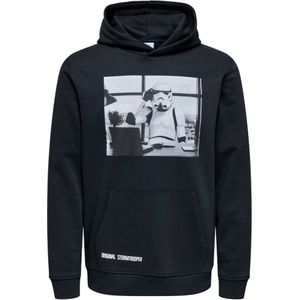 Only & Sons Sweatshirt 'ONSSTORMTROOPER'  lichtgrijs / zwart