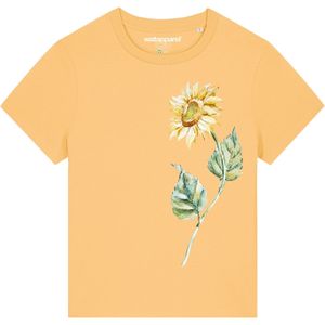 Watapparel Shirt ' Sonnenblume '  lichtgeel / gemengde kleuren