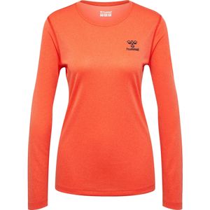 Hummel Functioneel shirt 'SPRINT MEL'  oranjerood / zwart