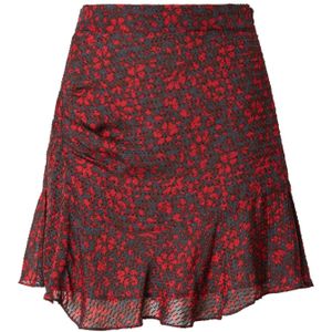 SECOND FEMALE Rok  saffier / bruin / donkerrood