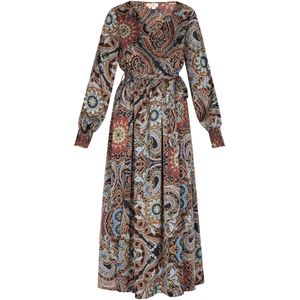 usha FESTIVAL Zomerjurk  lichtblauw / rood / zwart / wit