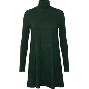 VERO MODA Gebreide jurk 'VMHappiness'  donkergroen