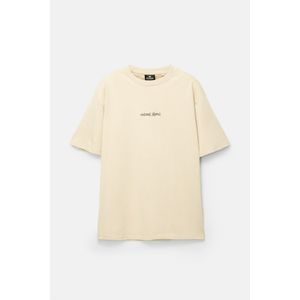 Pull&Bear Shirt  lichtbruin / grijs