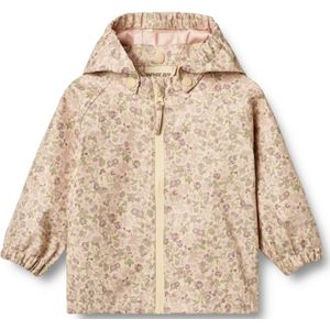 WHEAT - Tussenjas - Beige - Met Capuchon - Licht Gevoerd - Bloemenprint