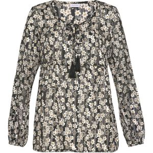 LASCANA Blouse  beige / groen / zwart / wit