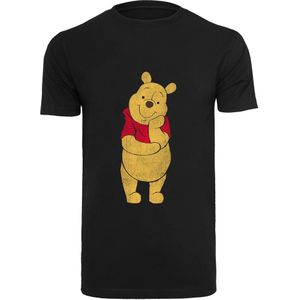 F4NT4STIC Shirt 'Disney Winnie The Pooh Classic'  geel / rood / zwart
