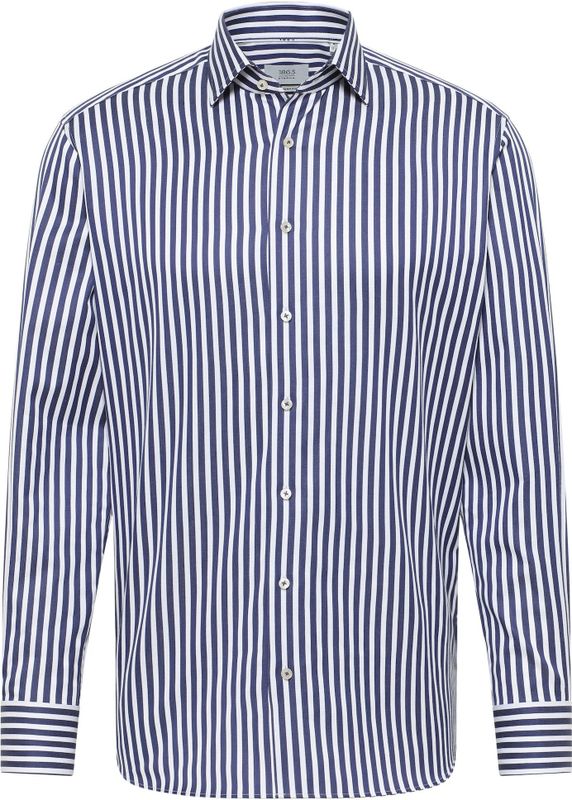 Eterna - MODERN FIT - Overhemd - Navy - NON IRON (strijkvrij)