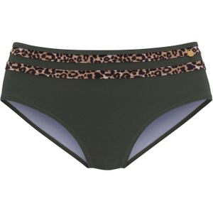 Look - Dierenprint - Bikinibroekje - Olijf/Luipaard - Recycling-polyamide