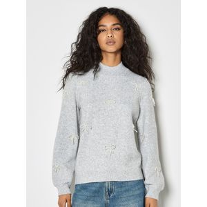 Apricot Trui  grijs gemêleerd