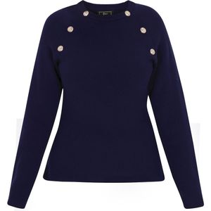 faina Trui  donkerblauw