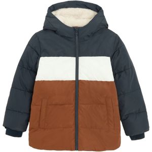 Cool Club Winterjas  blauw / bruin / wit