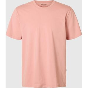 SELECTED - Shirt - Oudroze - Losse Pasvorm - Kwartmouw