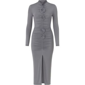 WOMAN VISION Jurk  grijs