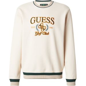 GUESS Sweatshirt  beige / donkergroen / oranje