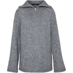 Vero Moda Tall Trui 'VMMIRLA'  grijs gemêleerd