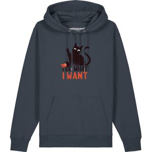 Watapparel Sweatshirt ' Cat '  antraciet / gemengde kleuren
