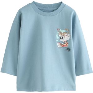 Next Shirt  lichtblauw / rood / zwart / wit