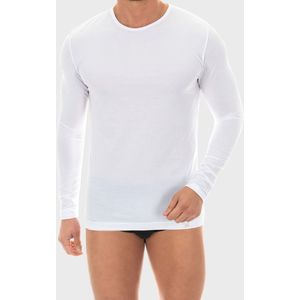 zd ZERO DEFECTS Onderhemd 'Long-Sleeved T-Shirt Egyptian Cotton'  wit
