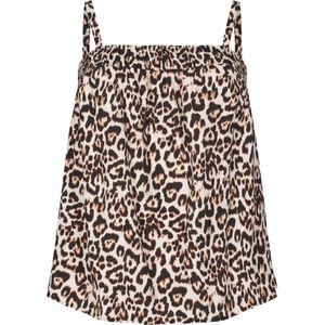 Zizzi Top 'Vsol'  lichtbeige / lichtbruin / donkerbruin