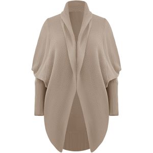 Imily Bela Gebreid vest  taupe
