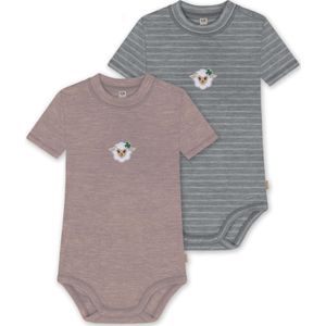 normani Rompertje/body 'Tihoi'  grijs / rosa