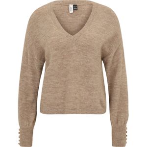 Vero Moda Petite Trui 'VMLEFILE'  beige gemêleerd