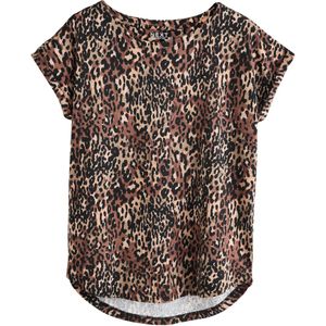 Next Shirt  beige / bruin / zwart