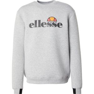 ELLESSE Sweatshirt 'Corvaro'  grijs gemêleerd / oranje / rood / zwart
