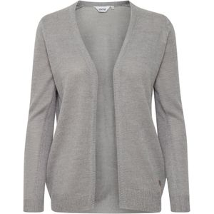 Oxmo Gebreid vest 'NENA'  grijs