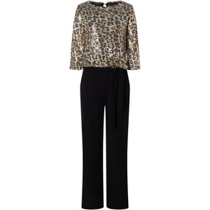 Ana Alcazar Jumpsuit 'Celissa'  beige / bruin / zwart