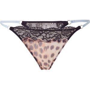 WILD LOVERS String 'LYRA'  beige / pastelblauw / lichtbruin / zwart