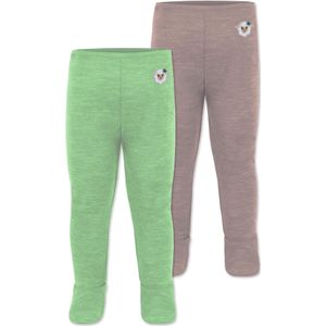 normani Broek  groen / mintgroen / rosa