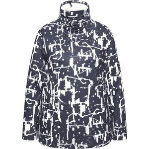 Ulla Popken Shirt  zwart gemêleerd / wit gemêleerd