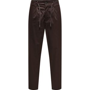 Only & Sons Chino 'ONSCOIL'  donkerbruin