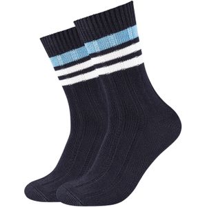 camano Sokken  marine / lichtblauw / wit
