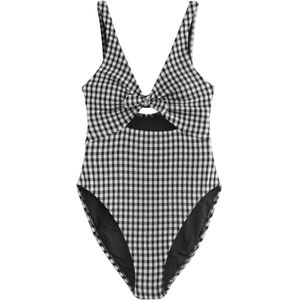 Next Badpak  zwart / wit