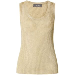 MOS MOSH Gebreide top  goud