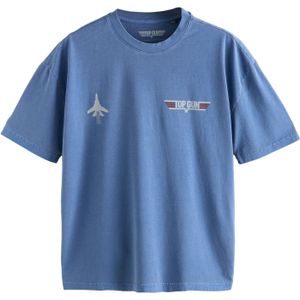 Next Shirt 'TV And Film'  navy / lichtrood / wit