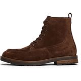 Tommy Hilfiger - CLEATED HILFIGER W SDE MOC BOOT - Veterschoenen - Donkerbruin