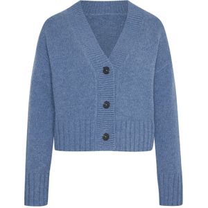 Style Republic Gebreid vest  blauw gemêleerd